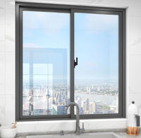 Ventana Corredera Aislante de Calor de Aleación de Aluminio Moderna Xilonghe, con Malla de Acero Inoxidable, para Apartamentos y Hoteles, con Certificación Energy Star
