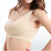 Soutien-gorge de sport sans coussinets à armatures pour femmes Débardeur à couche unique Sous-vêtement pour femmes