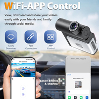 Perekam Mobil 4G 2K Dash Cam Koneksi Aplikasi Langsung Kamera Belakang Lensa Ganda ADAS Peringatan Keluar Jalur GPS Perekam Video 1 Tahun