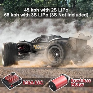 HYPER GO H16BM 1/16 4WD RTR Auto RC sin Escobillas, Motor 2845 4200KV, ESC 45A, 42MPH, Camioneta Monstruo Todoterreno <span class=keywords><strong>de</strong></span> Alta Velocidad - Product Image 5