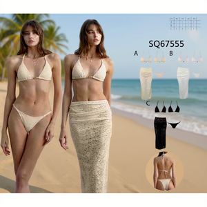 Costume da bagno intero taglie forti con controllo pancia, monokini sexy e coprente per la spiaggia SQ67591 - Product Image 3