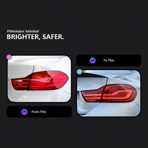 Luces Traseras LED para <span class=keywords><strong>BMW</strong></span> Serie 4 M4 F32 F33 F36 F82 F83 2012-<span class=keywords><strong>2020</strong></span> LCI MP Rojo Negro Plug and Play - Product Image 2