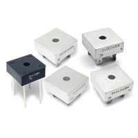 Puente Rectificador de Onda Completa KBPC3510, Monofásico de Forma Cuadrada con Cables Planos, Módulo Rectificador de 35/1000V