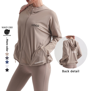 Xsunwing Outdoor Yoga protezione solare da donna in seta di ghiaccio protezione UV UPF50 + traspirante protezione solare giacca sportiva WAD1280