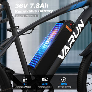 OEM/ODM Dropshipping VARUN Vélo électrique de montagne à autonomie de 50 km, vélo électrique 24 pouces, parcours urbains, jeunes, UE, livraison en 7 jours - Product Image 2