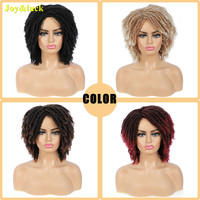 Perruque synthétique à tresses au Crochet pour femmes ou hommes, Dreadlock noirs mixtes brunes, lisses et longues, nouveau Style,