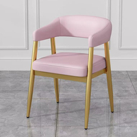 Meubles de restaurant modernes, canapé en bois et métal doré avec coussin en éponge douce pour les salons de thé et les cafés