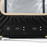 Boîte de fermentation électrique portable pour pâte à pain, pliable, avec contrôle numérique de la température