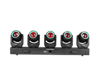 Nueva Llegada: Barra de Luz LED RGBW Tornado 5X80W/120W con Cabezal Móvil, Control DMX512, IP33, 90 CRI, para Discotecas y DJ