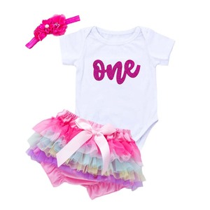 Hot Sale New Baby <strong>Girl</strong> Birthday Dress Tutu Birthday Party <strong>Outfits</strong> <strong>Girls</strong> <strong>Christening</strong> Dress Kids Summer <strong>Outfits</strong> DGHB-005 - Product Image 4