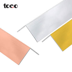 Toco L <span class=keywords><strong>bande</strong></span> à <span class=keywords><strong>angle</strong></span> droit pvc matériel de quincaillerie coin bord d'étanchéité mur rond garde protecteur moulage décoratif - Product Image 2