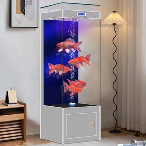 Réservoir de poissons rouges intelligent de petite et moyenne taille (type vertical de salon) avec fonction de changement d'eau de filtration arrière sans tuyau - Product Image 5