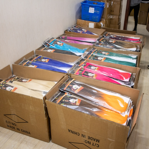 مصنع الجملة بأقل سعر EZ جديلة 3 xprecked تجديل الشعر الاصطناعية ياكي السائبة لشعر - Product Image 1