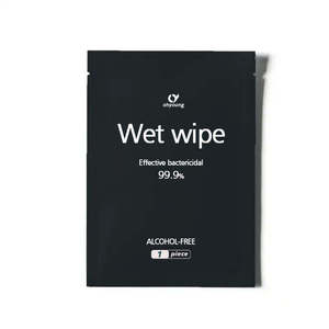 Lingettes démaquillantes individuelles jetables format voyage, naturelles, pour le visage, OEM - Product Image 1