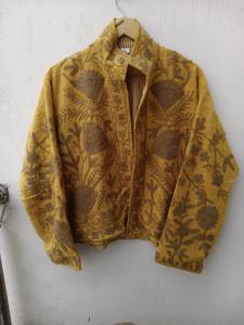 Veste d'hiver pour femme en molleton 100% coton matelassé fait main, respirante et réversible - Product Image 2