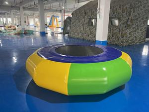 Plataforma de Trampolín Acuático Inflable EASYFUN, Interesante Colchoneta Flotante Inflable para Saltos Bungee, Parque de Aventuras Acuáticas - Product Image 4