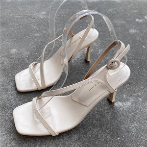 <span class=keywords><strong>Sandali</strong></span> da donna personalizzati con Logo sandalo con <span class=keywords><strong>tacco</strong></span> con Logo da donna con punta quadrata personalizzata da <span class=keywords><strong>5</strong></span> <span class=keywords><strong>cm</strong></span> - Product Image 4