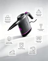 Nettoyeur Vapeur Portable 1200W Multi-Usages Haute Température pour Dégraissage Cuisine, Repassage Tissus et Nettoyage Domestique