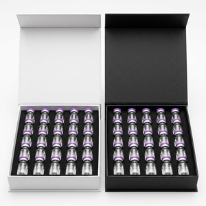 Professional 25-Vial Bulk Rigid Magnetic Packaging Box for Large-Scale Factory Storage and Peptide Distribution - Product Image 2