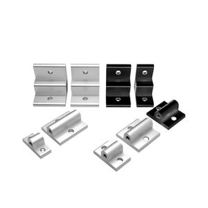 Connecteurs de fixation de panneaux profilés en aluminium Fixation acrylique Supports d'angle droit - Product Image 1