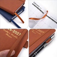 Carnet de notes portable à couverture rabattable pour l'organisation des tâches professionnelles, vente chaude 2026-2027, directement de l'usine