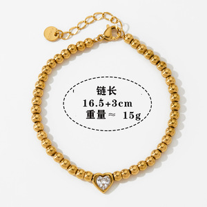 أساور وسلاسل مخصصة عصرية من الفولاذ المقاوم للصدأ وسبائك النحاس مطلية بالفضة والذهب الحقيقي، مجوهرات أنيقة - Product Image 5