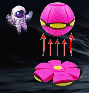 Nuovi Arrivi: Giocattoli in Peluche per Animali Domestici, Palline Volanti UFO per Cani e Gatti, Palline Magiche Multicolore per Esterni - Product Image 2