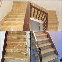 Natürliche durchscheinende gelbe Honig Onyx Platte Fliesen für Küchen arbeits platte Wand paneel Dekoration Bodenfliesen Onyx Treppe Onyx Eitelkeit