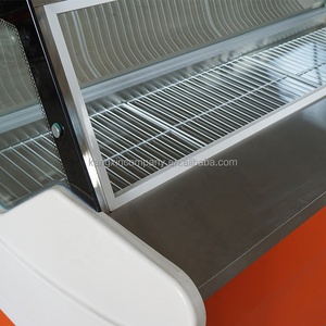 Comptoir ouvert de haute qualité pour la présentation de poissons frais et de viande en <span class=keywords><strong>boucherie</strong></span>, équipement réfrigéré pour la présentation alimentaire, vitrine supérieure à <span class=keywords><strong>prix</strong></span> avantageux - Product Image 5