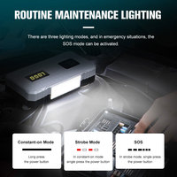 Batterie au Lithium PONFLY 12V démarreur de saut de voiture alimentation de démarrage d'urgence 8000mAh batterie de voiture Booster batterie externe