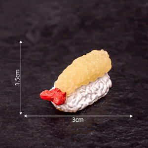Meilleures ventes : Accessoires de décoration pour maison de poupée, autocollants de réfrigérateur DIY, thème repas de simulation Chunjun, paysage de sushis et fruits de mer japonais - Product Image 6
