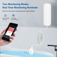 Détecteur de fuite d'eau Tuya Zigbee alimenté par batterie, détecteur de fuite d'eau pour maison intelligente, alarme de fuite d'eau pour la maison
