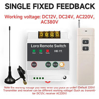 Contrôleur de relais sans fil LORA 15KW 380V, interrupteurs à distance longue portée, 10A max. Courant pour diverses utilisations à longue distance