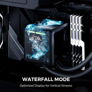 Cooler TRYX Panorama SE 360 ARGB 360mm AIO Cooler Rotatable 6.5' AMOLED Curved Screen 3D Anamorphic Effect Customi - Product Image 1