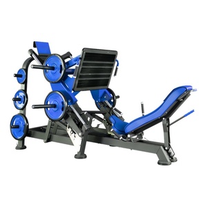 GLSfitness Máquina de prensa de piernas de 45 grados estilo <span class=keywords><strong>Panatta</strong></span>, de gran capacidad, con placas de acero ecológicas, para gimnasios comerciales, para fortalecimiento de espalda - Product Image 1