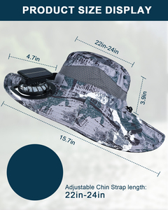 Hot Sale Waterproof 3 Speed Camping Fishing <strong>Solar</strong> Panel <strong>Hats</strong> Cooling <strong>Solar</strong> <strong>Powered</strong> <strong>Fan</strong> <strong>Hat</strong>