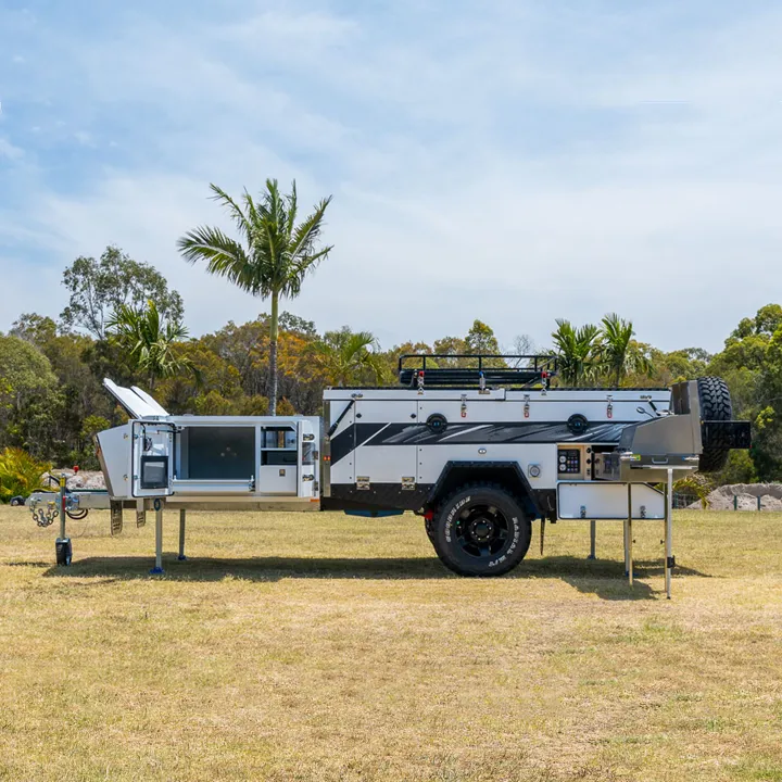 Hoge Kwaliteit Grote Australische Standaard Vooruit Off Road Vouw Camper Reizen Trailer Met Tent Te Koop