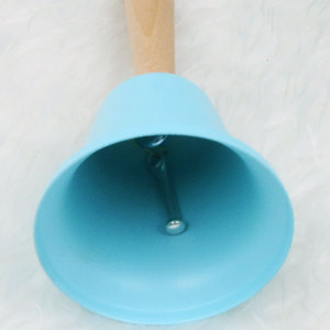Venta de Fábrica: Campana de Metal de Hierro de 6.5cm de Calibre, Multicolor, con Diseño de Santa, para Decoración Exterior de Granjas y Restaurantes, Campana de Mano de Latón Dorado y Rojo - Product Image 3