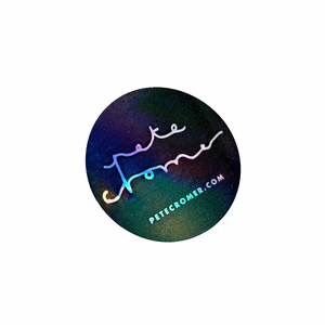 Nhà Sản Xuất In Bền Không Thấm Nước Vinyl Giấy Trang Trí Hologram Sticker Tấm Xe Đạp Máy Tính Xách Tay Tùy Chỉnh Die Cut Stickers - Product Image 1