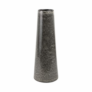 Vaso a cono alto e maculato in terracotta per decorazioni da tavolo in casa, camera da letto, bagno, ufficio. - Product Image 3