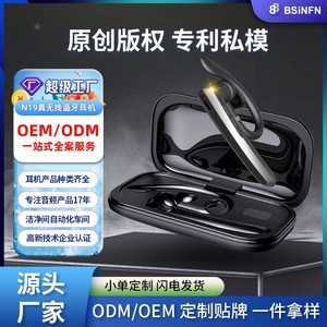 OMfoX <b>Wireless</b> Headset 5.0 Open Ear With Dual <b>Mic</b> Noise Cancellation For Calls - Product Image 2