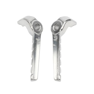 Repose-pieds en métal avec trous et rainures pour moto Kawasaki KLX250 - Modèle Zuqing (paire) - Product Image 3