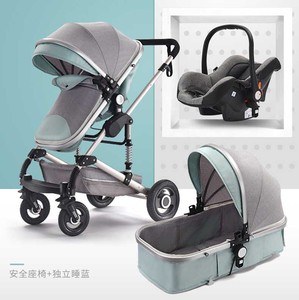 Passeggino Convertibile 3 in 1 con Culla e Seggiolino <span class=keywords><strong>Auto</strong></span>, Sistema da Viaggio <span class=keywords><strong>per</strong></span> <span class=keywords><strong>Neonati</strong></span> - Product Image 2