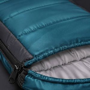 Double Sleeping Bag Waterproof Winter -20°C, <b>Extra</b> <b>Large</b> Quilted Outdoor Picnic <b>Blanket</b> Padded Mat Custom OEM - Product Image 2