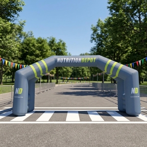 Arche Gonflable Lumineuse Arc-<span class=keywords><strong>en</strong></span>-ciel Doraemon pour Événements, Publicité, Décoration, Course de Marathon <span class=keywords><strong>en</strong></span> Extérieur - Product Image 2