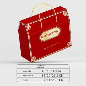 Caja de Regalo Premium para Frutos Secos y Frutas, con Logotipo Personalizado, Asa de Transporte de Lujo, Lista para Uso Comercial - Product Image 5