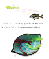 65mm 0.8g 10 pièces/sac calmar leurre souple poulpe leurre de pêche appâts de pêche artificiels longue queue eau de mer et eau douce