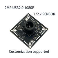LLGCAM Mini Quadratisch 32x32 38x38mm 2MP USB-Kameramodul 1080P CMOS-Sensor FF NF Fokus Hochgeschwindigkeits-USB2.0 Gesichtserkennungs-Webcam