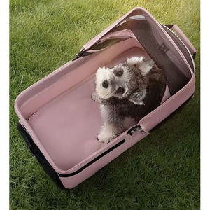 Köpekler ve Kediler için Evcil Hayvan Arabası-Hafif Katlanabilir Dört Tekerlekli Sıcak Çıkarılabilir Taşıyıcı Taşınabilir Açık Hava Yürüyüş Arabası 20kg Kapasiteli - Product Image 6