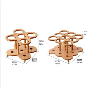 ชั้นวางไวน์ไม้ไผ่ ความจุ 10-19 ขวด สำหรับใช้ในบ้าน - Product Image 3